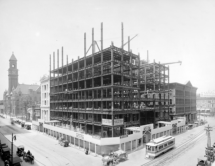 Dime Building by Library of Congress, Prints and Photographs Division, Detroit Publishing Company