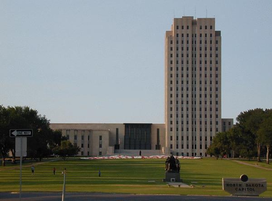North Dakota State Capitol by Rick Bronson