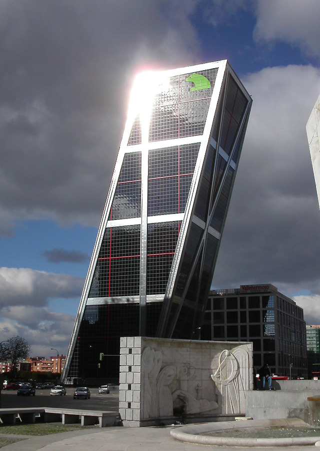 Puerta de Europa I by Cesar Serrano
