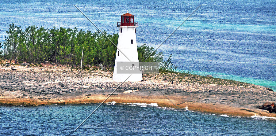 Nassau Harbour Lighthouse by Jorge Molina