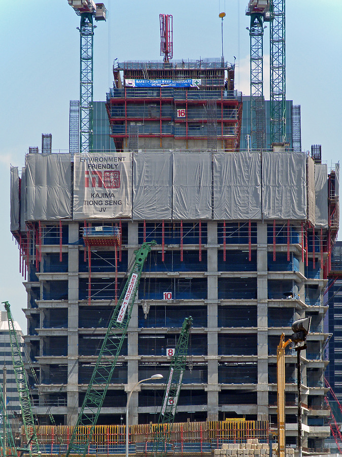 Marina Bay Financial Centre Tower 2 by Horst Kiechle