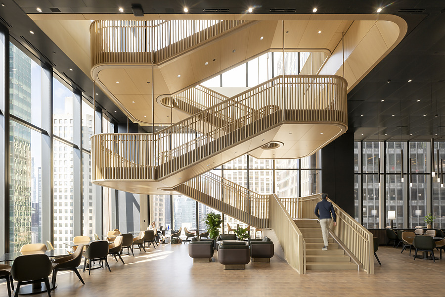 JPMorganChase World Headquarters by Nigel Young, courtesy of Foster + Partners