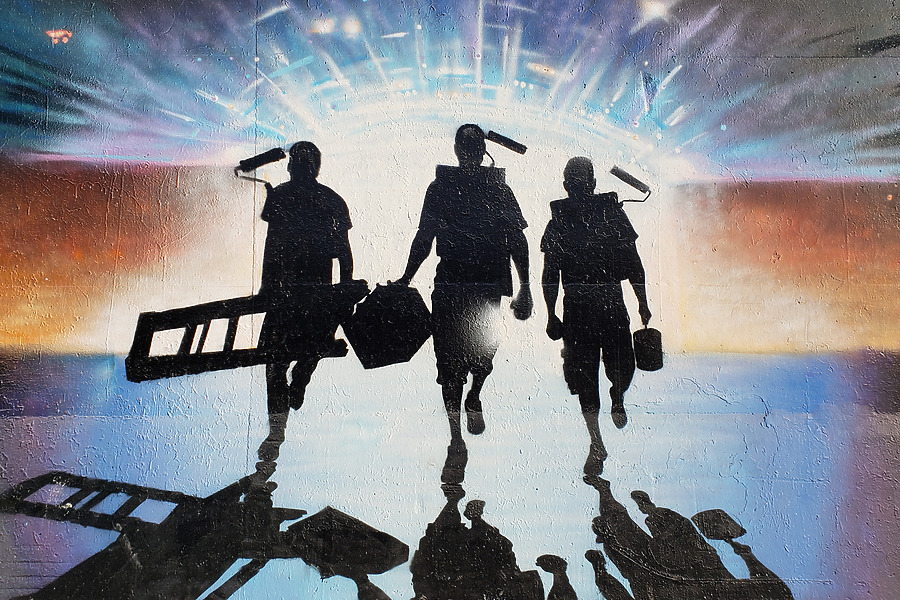 Saint Louis City Flood Wall (South Wall) by Ryan Hildebrand