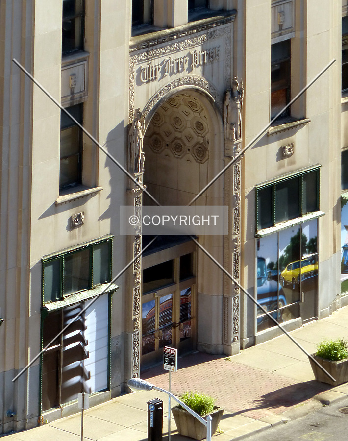 Detroit Free Press Building by Nate Lindsey