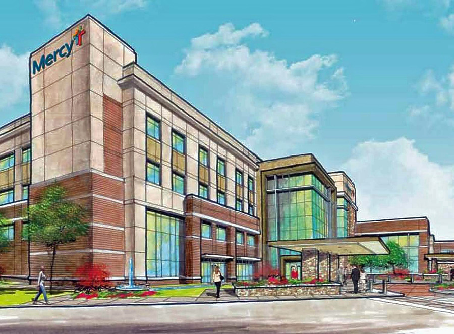 Saint John's Mercy Hospital Patient Tower by Mercy