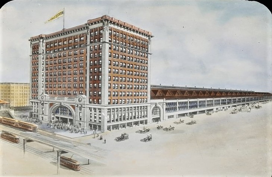LaSalle Street Station by Chicago History Museum, ICHi-176607