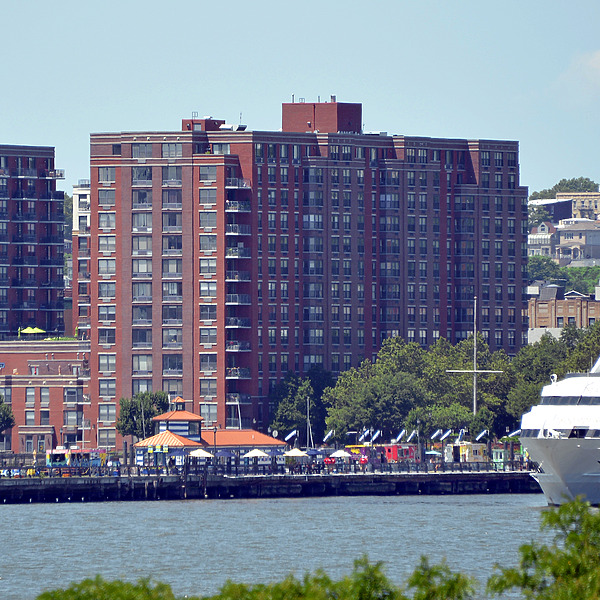 The Independence at the Shipyard - North Tower by John W. Cahill