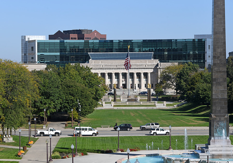Indianapolis-Marion County Central Library by John W. Cahill