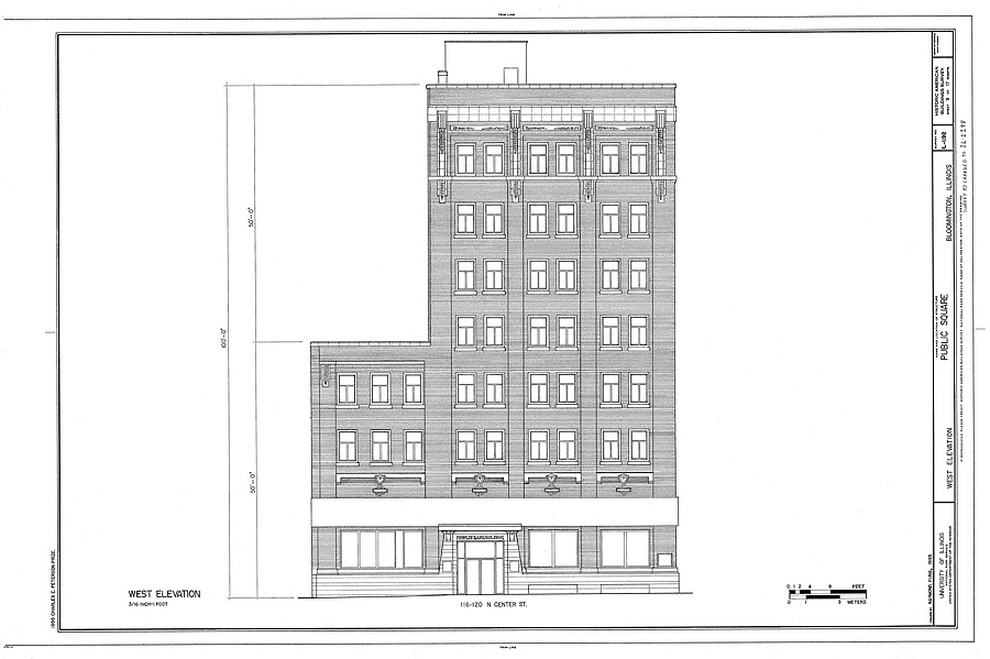 Peoples Bank Building by Library of Congress, Prints and Photographs Division, HABS