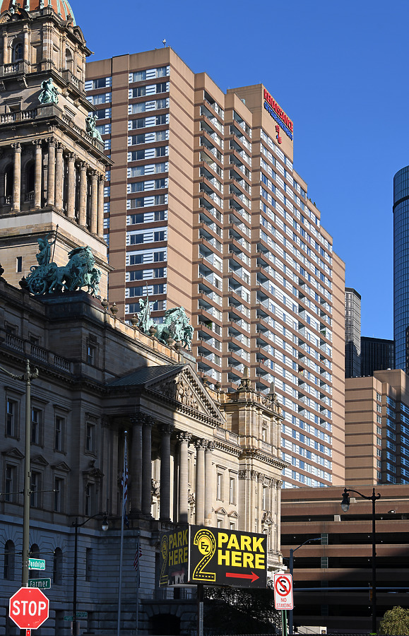 Millender Center Apartments by John W. Cahill