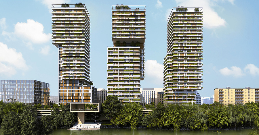 Triiiple Tower II by Henke Schreieck Architekten