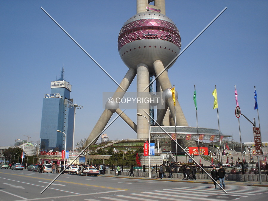 Oriental Pearl TV Tower by Nephilim