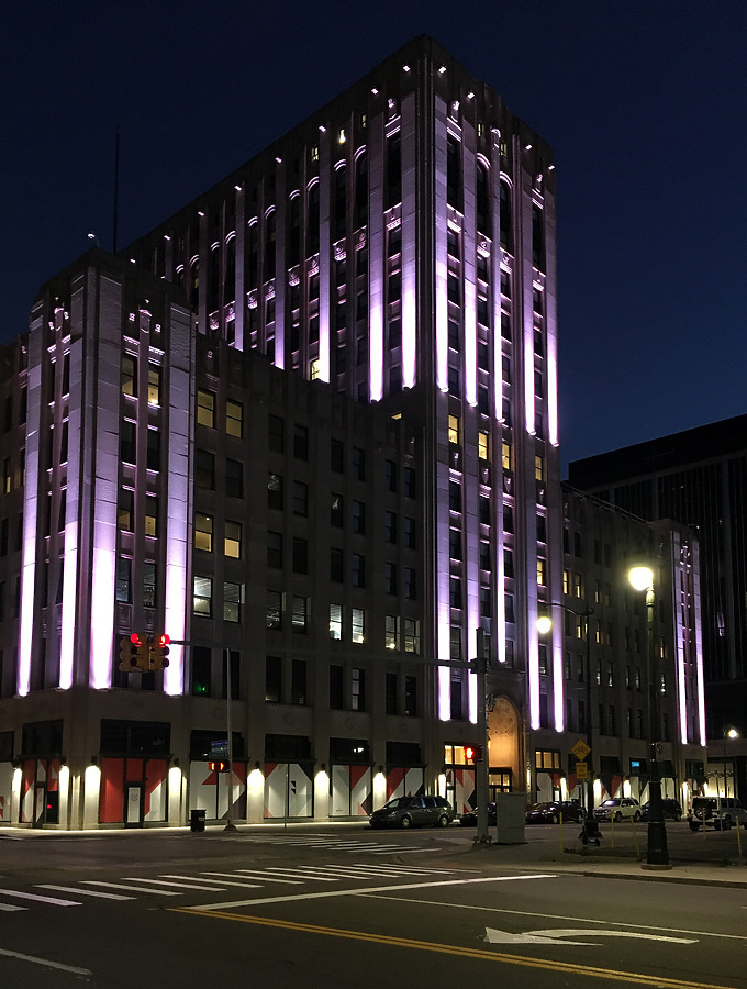 Detroit Free Press Building by Nate Lindsey