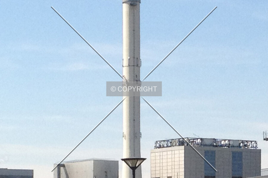 Kamin des Müllheizkraftwerk