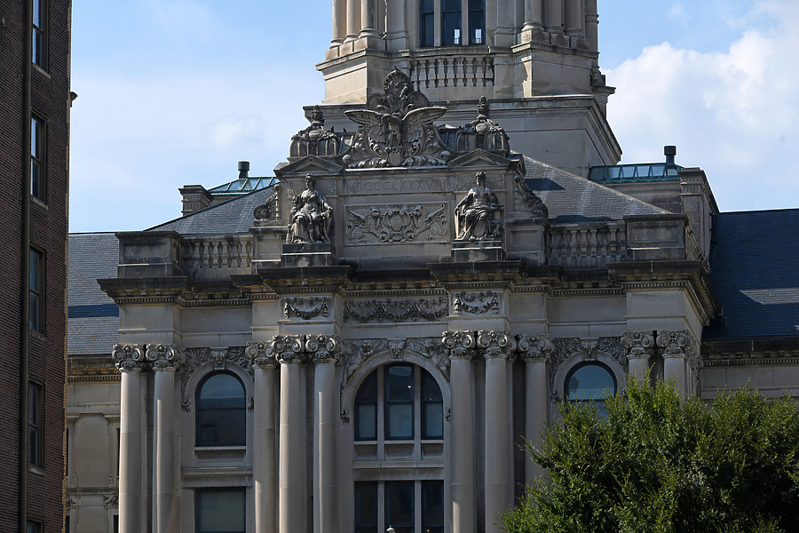 Old Vanderburgh County Courthouse by John W. Cahill