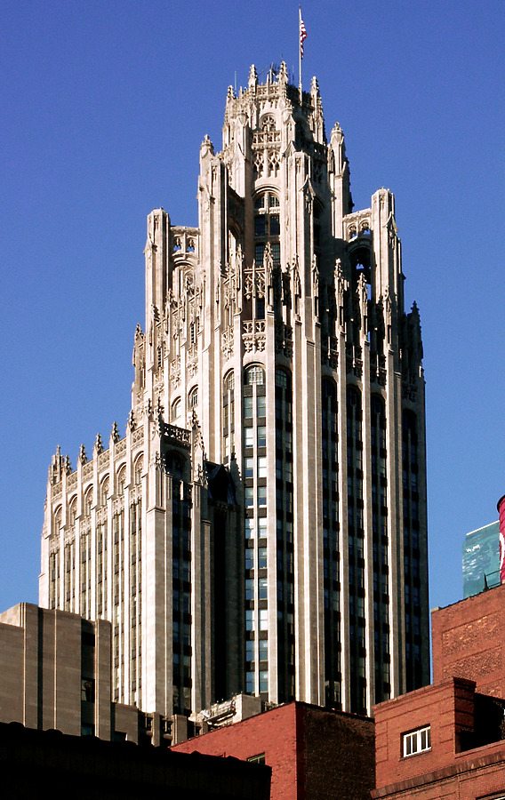 Tribune Tower by Daniel Kieckhefer