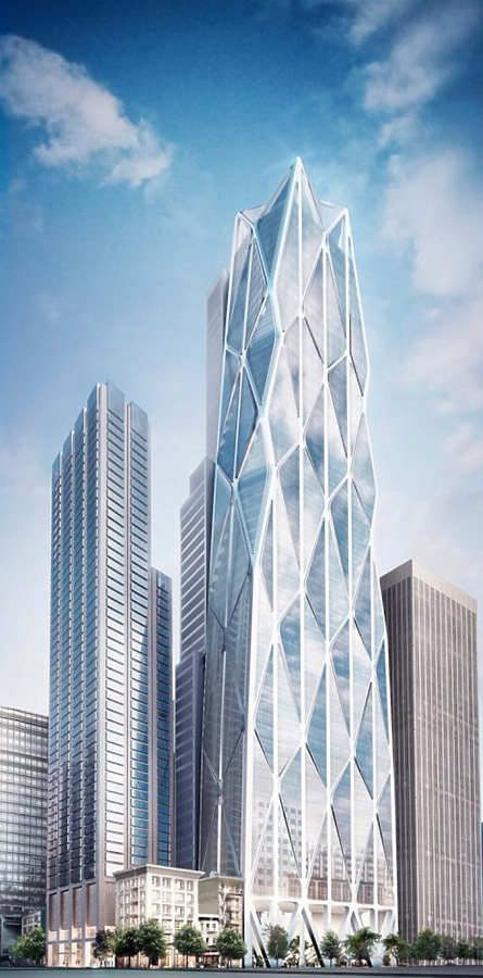 Oceanwide Center North Tower by Foster + Partners