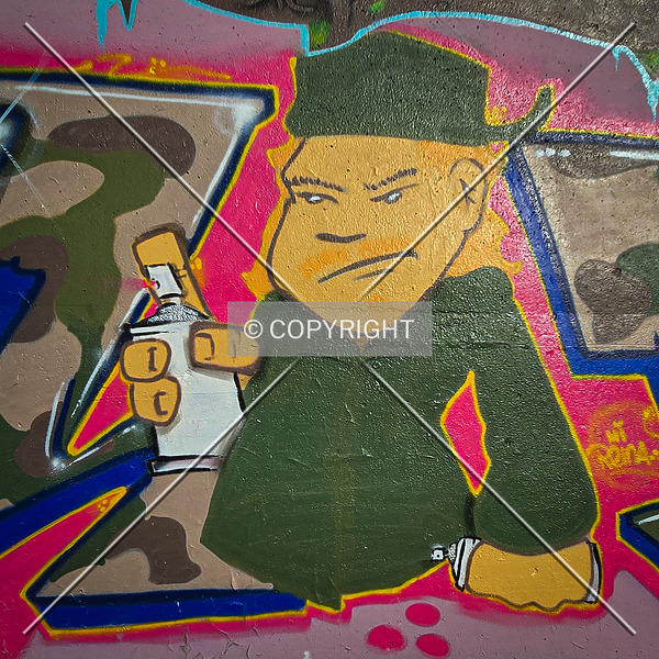 Saint Louis City Flood Wall (South Wall) by Ryan Hildebrand