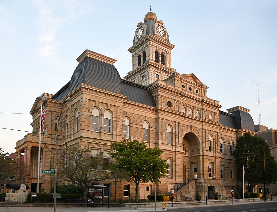 Allen County Courthouse by John W. Cahill