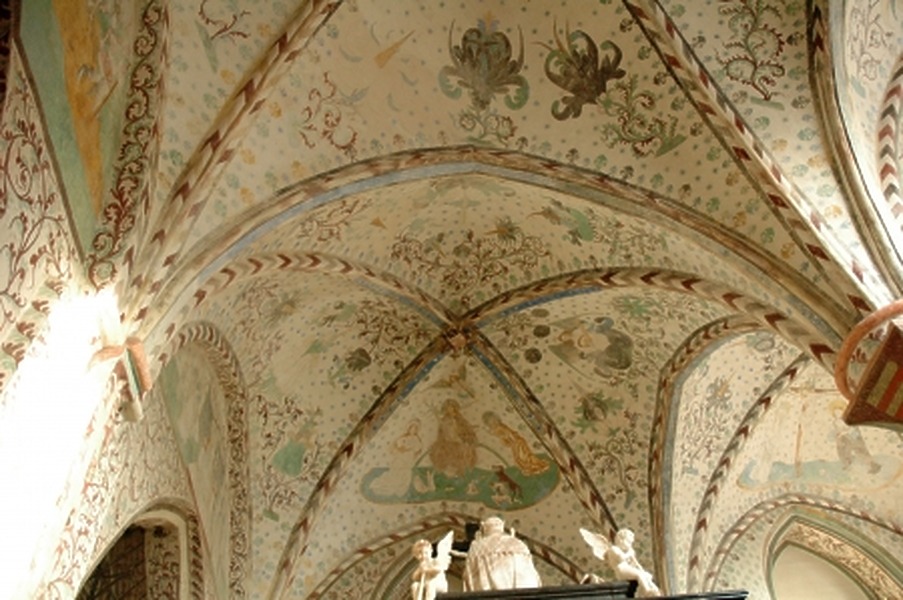 Painted ceiling