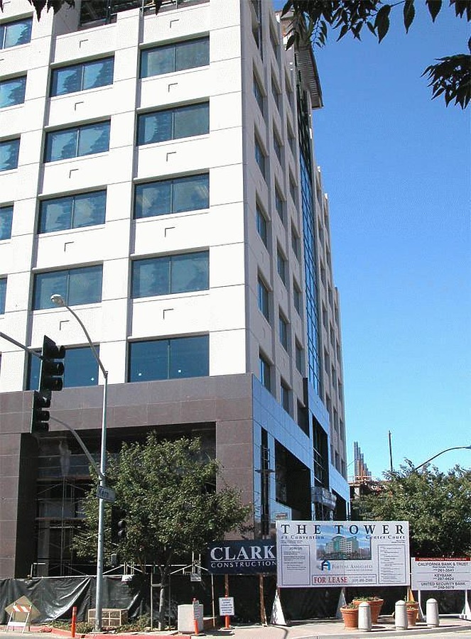 Tower at Convention Center Court by Jim Schwartz