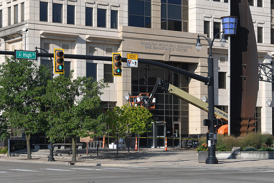 One Renaissance Center by John W. Cahill