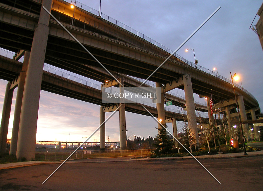 Marquam Bridge by Serdica