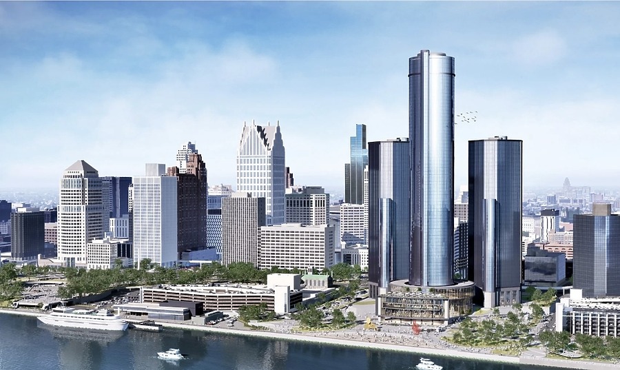 Detroit Marriott at the Renaissance Center by General Motors / Bedrock