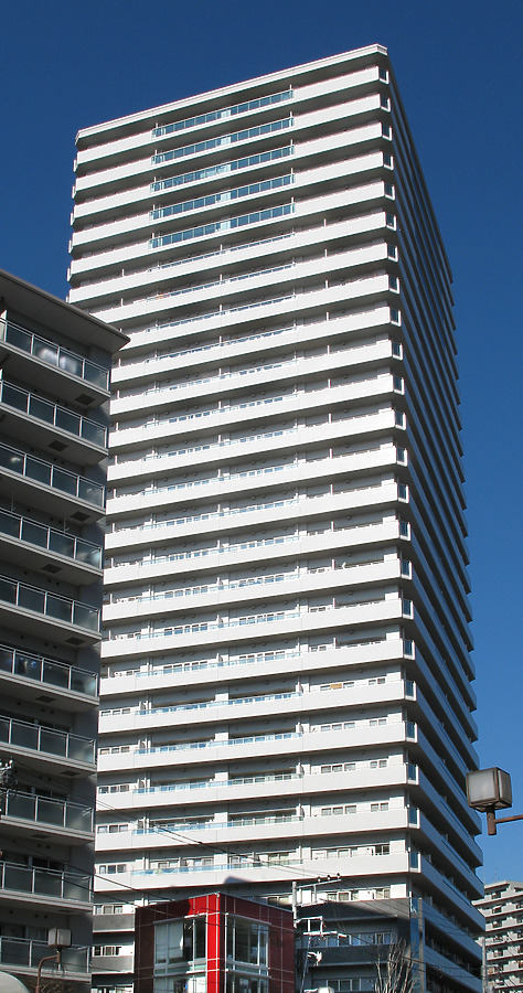 Park Side Tower Cosmos Kawaguchi Station Front by Kevin Hemphill