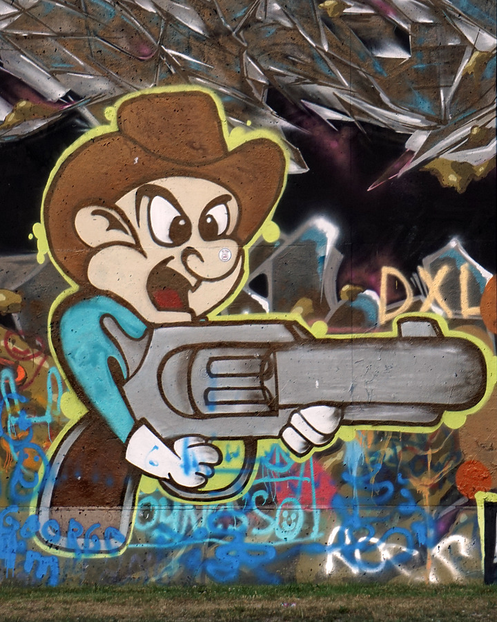 Saint Louis City Flood Wall (South Wall) by Ryan Hildebrand