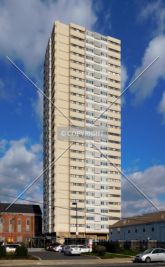 Courtyard Apartments at Riverview Tower by Chris Patriarca