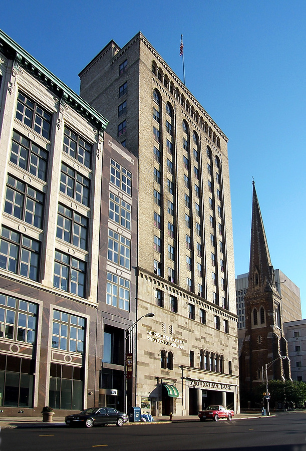Adirondack Bank Building by John Cahill