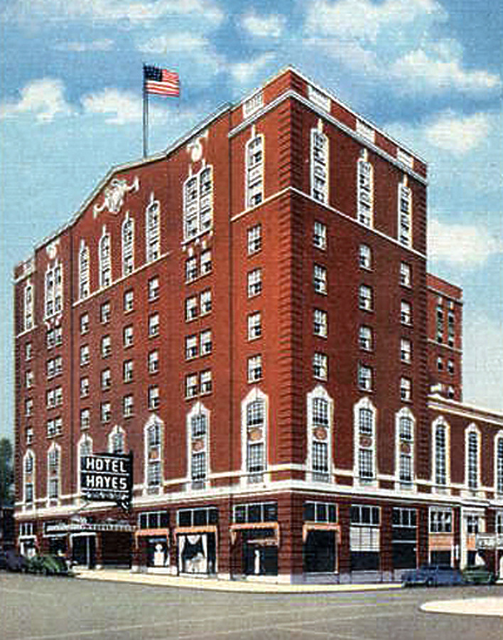 Hayes Building by Curt Teich & Co.