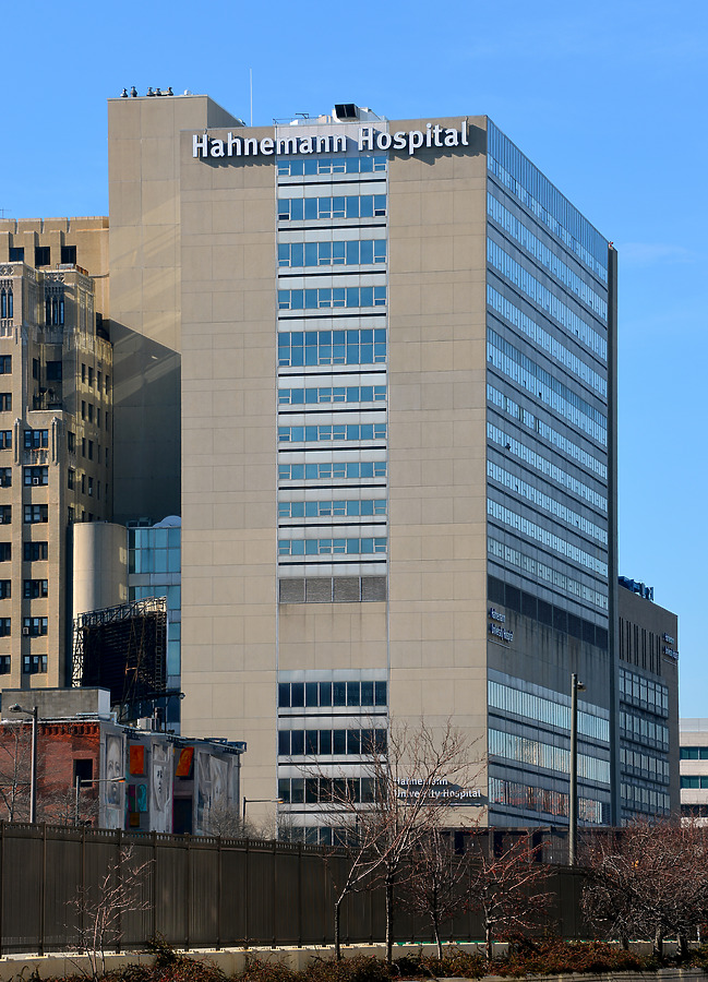 Hahnemann University Hospital North Tower by John W. Cahill