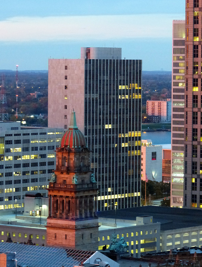 Coleman A. Young Municipal Center by Nate Lindsey
