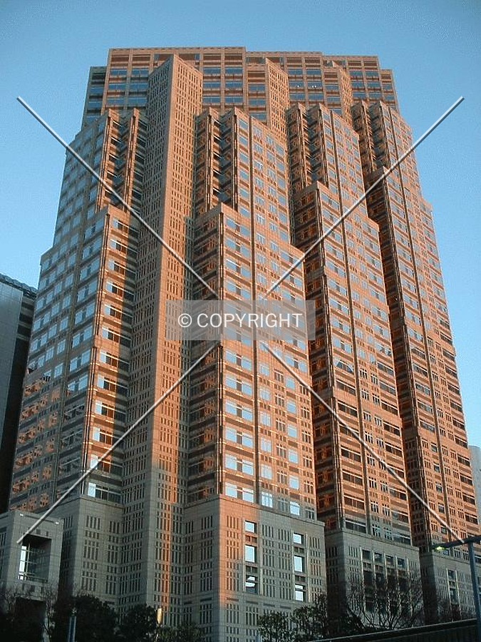 Tokyo City Hall Tower II by Andrew Stewart