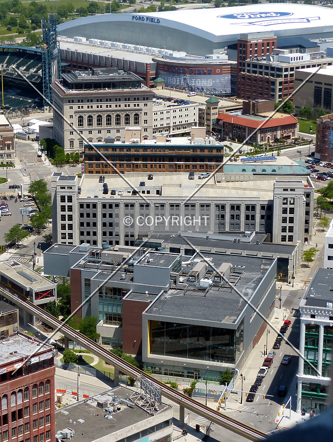 Detroit Opera House Parking Center by Nate Lindsey
