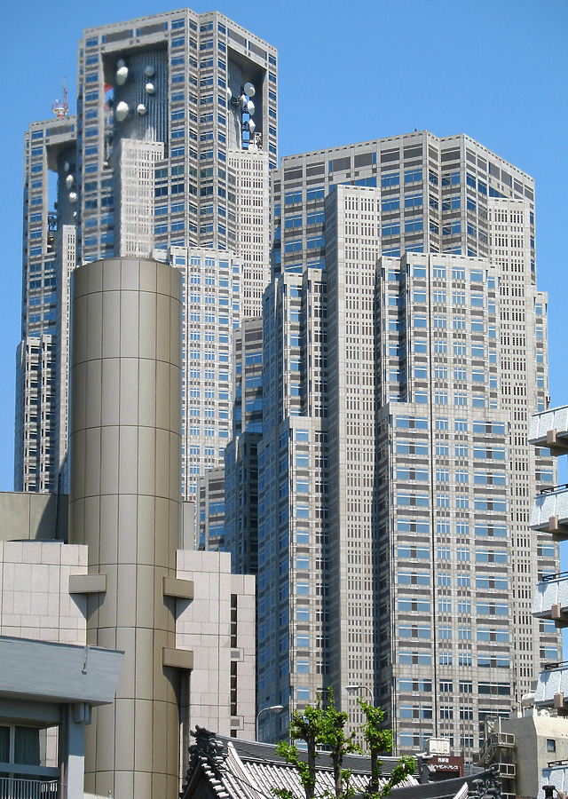 Tokyo City Hall Tower II by Kevin Hemphill