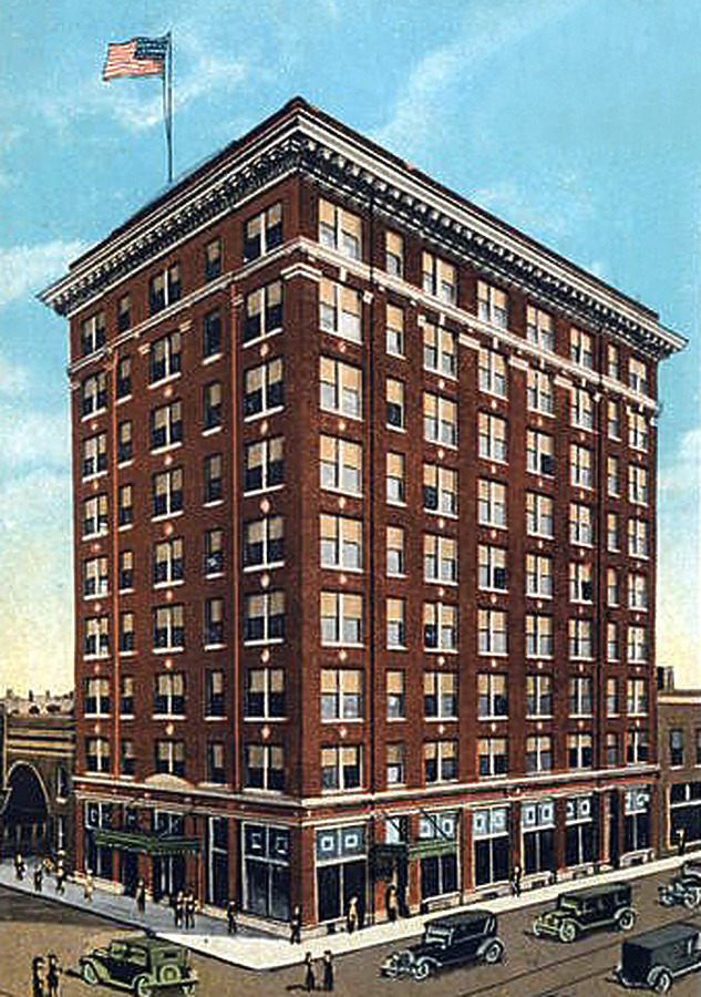 Bank of America Building by Curt Teich & Co.