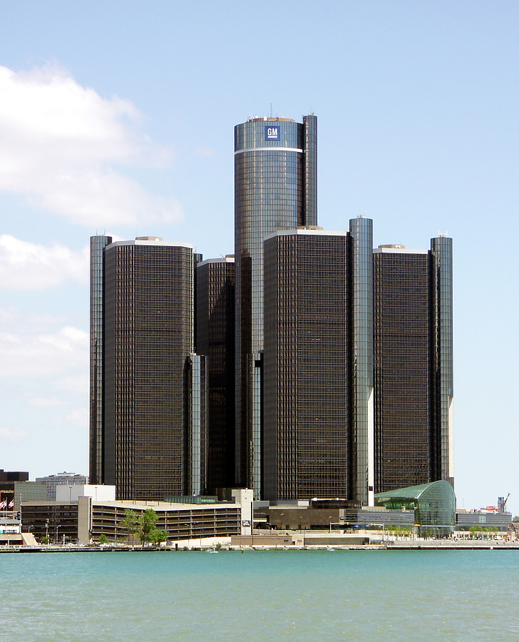 Detroit Marriott at the Renaissance Center by Marshall Gerometta