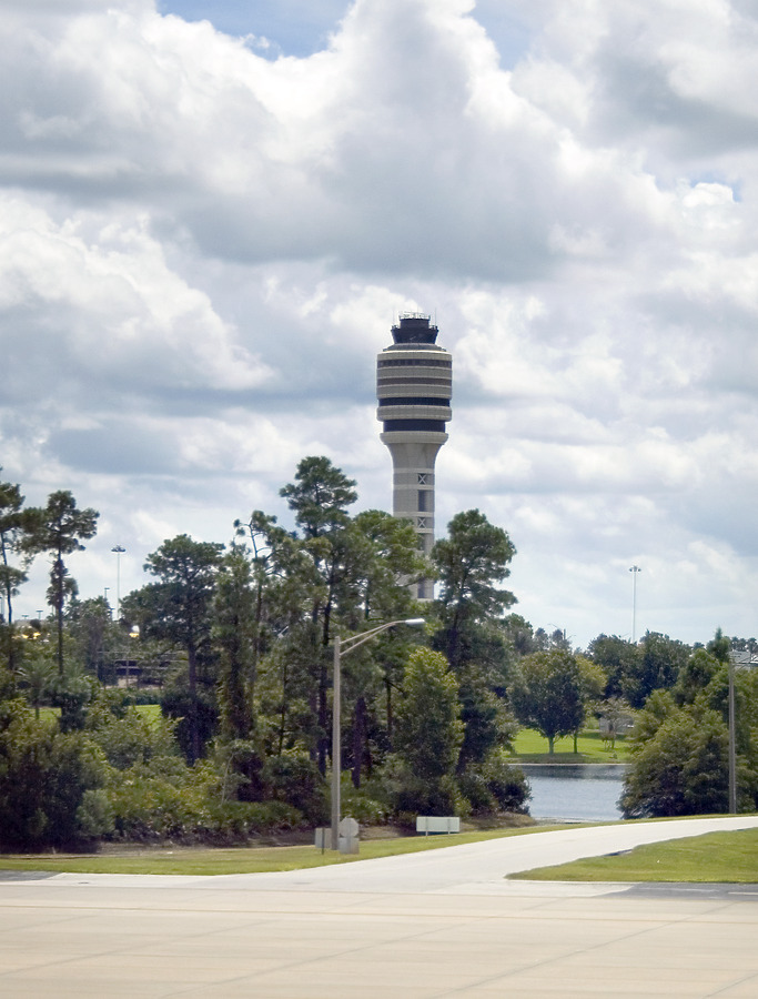 Orlando International Airport Air Traffic Control Tower by Jim Schwartz