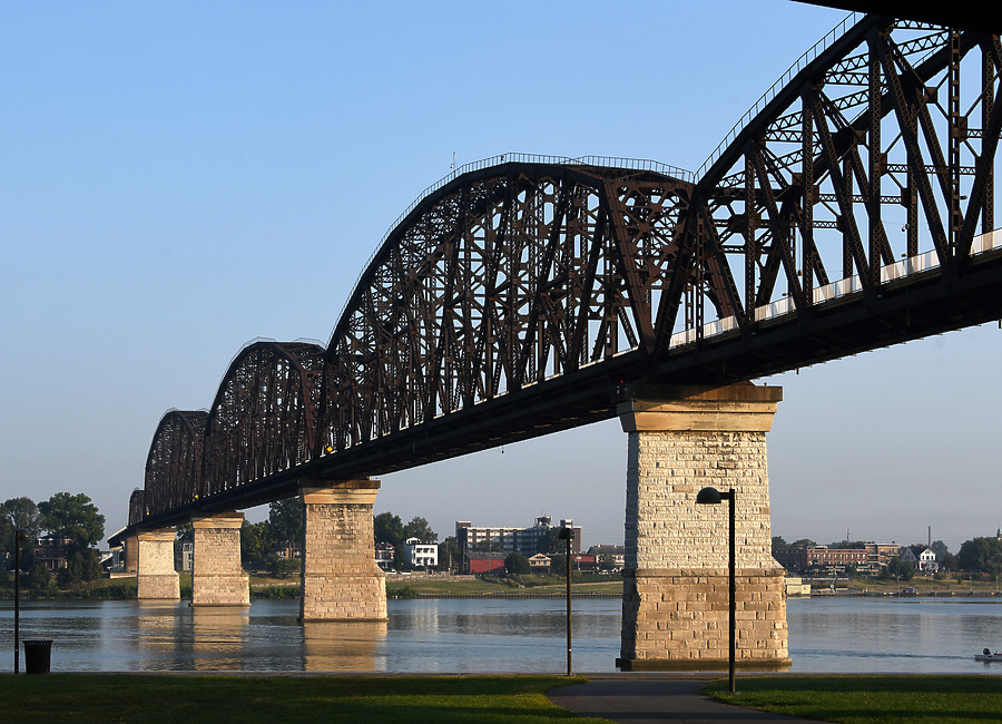 Big Four Bridge by John W. Cahill