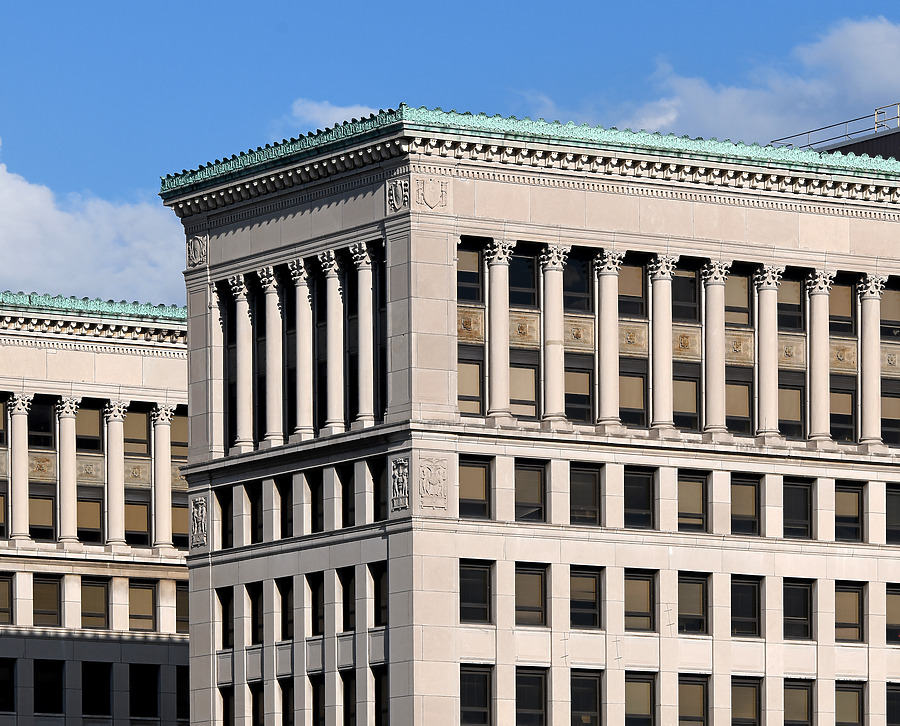 Cadillac Place by John W. Cahill