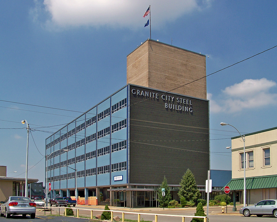 Granite City Steel Building by Ryan Hildebrand