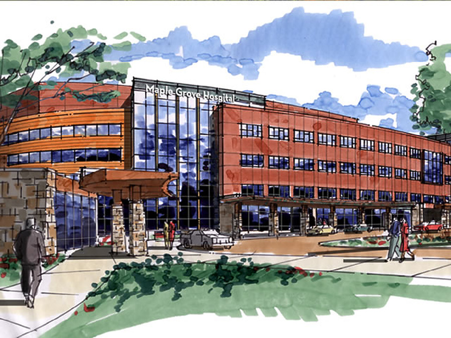 Maple Grove Hospital by James Peacock