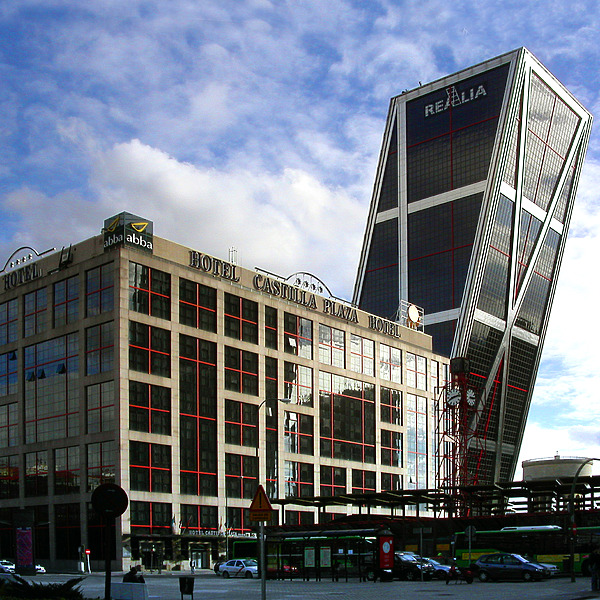 Puerta de Europa II by Cesar Serrano