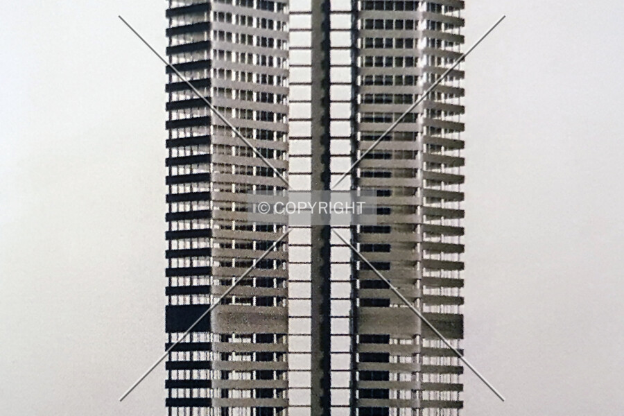 Doppelturm an der Hamburger Allee