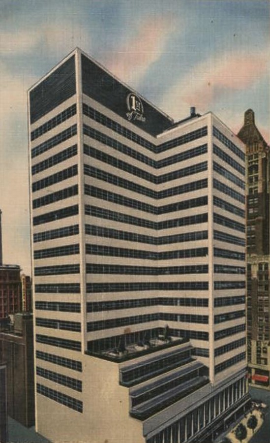 First National Bank Building by Oklahoma News Co.