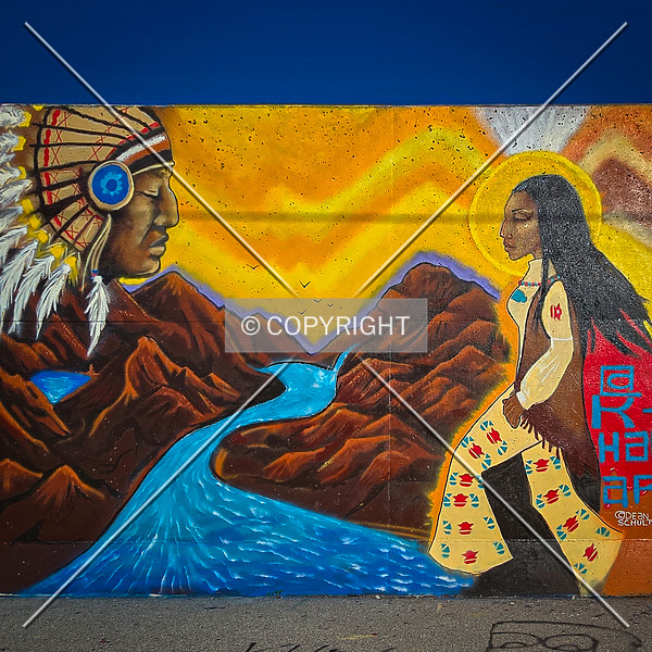 Saint Louis City Flood Wall (South Wall) by Ryan Hildebrand