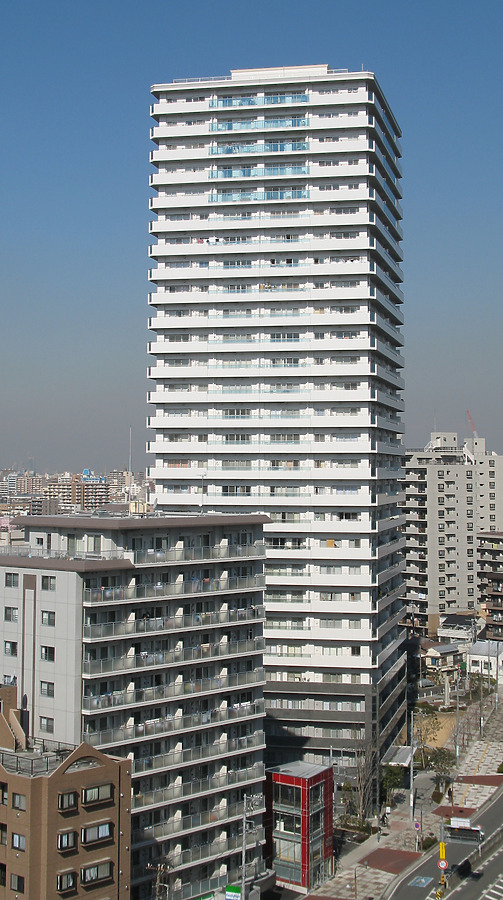 Park Side Tower Cosmos Kawaguchi Station Front by Kevin Hemphill